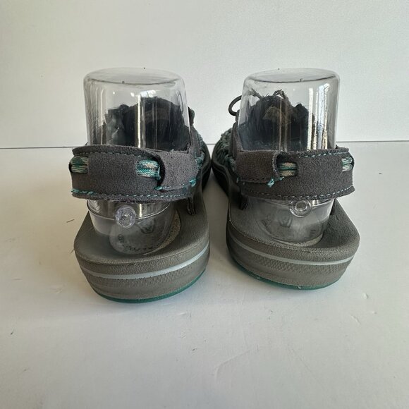 Keen Uneek Teal Gray Bungee Paracord Water Hiking Sandals Slingback Womens US 8 - Picture 6 of 7
